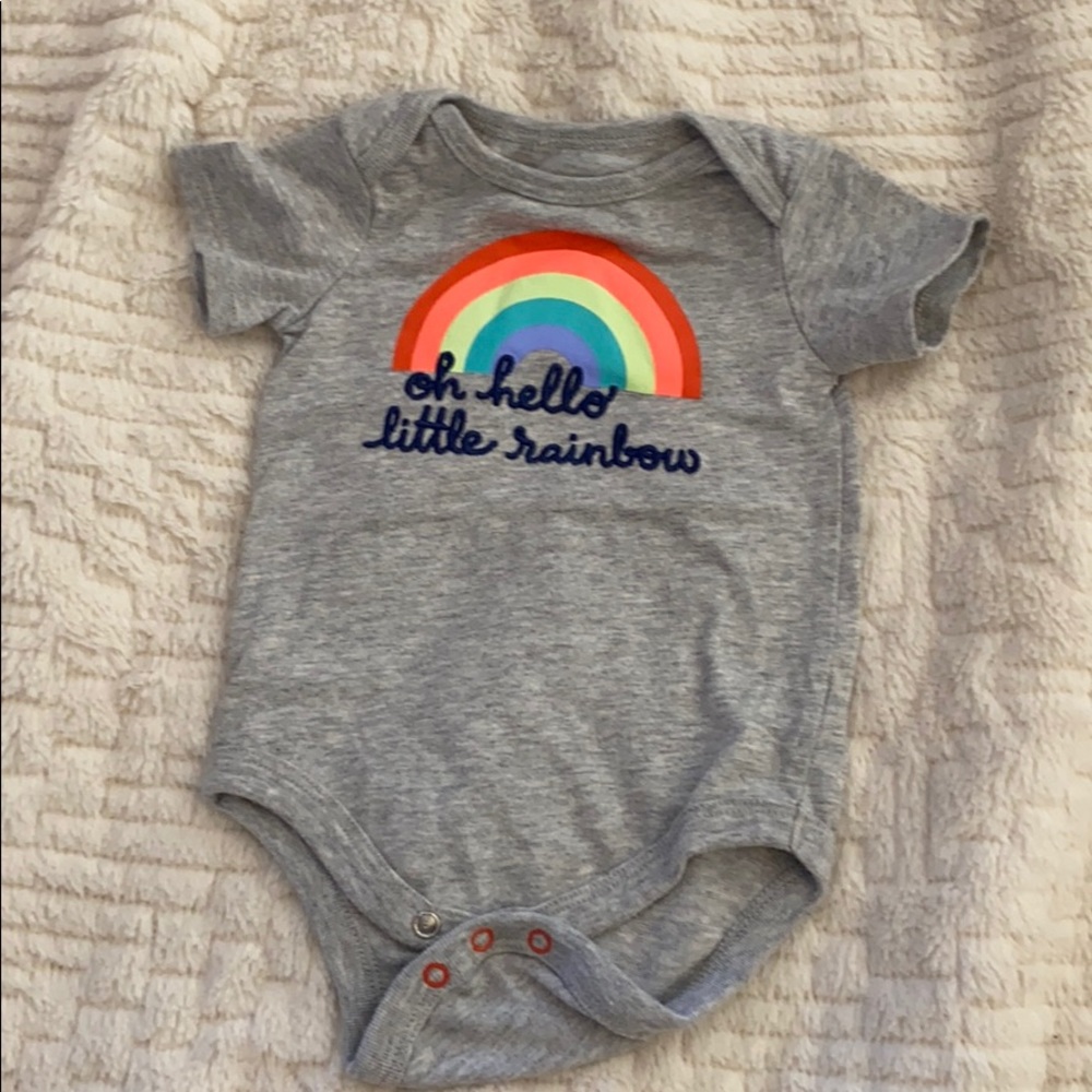 Hello little rainbow 🌈 onsie